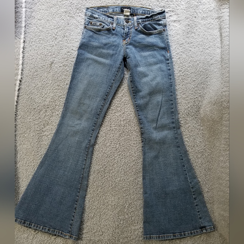 Truck Jeans Low Rise Flare Leg Jeans